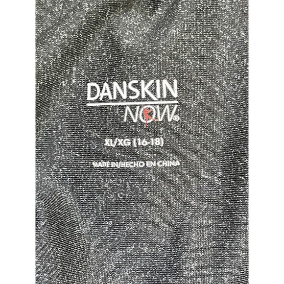 Danskin Now Pants Women Extra Large Black Cropped Yoga Activewear Fitted Stretch - Picture 6 of 7